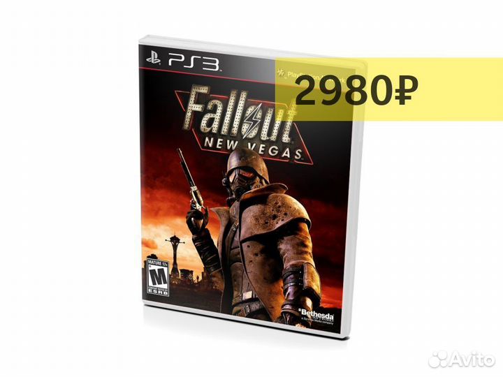 Fallout New Vegas витринный образец, английский