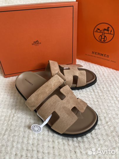 Шлепки hermes chypre