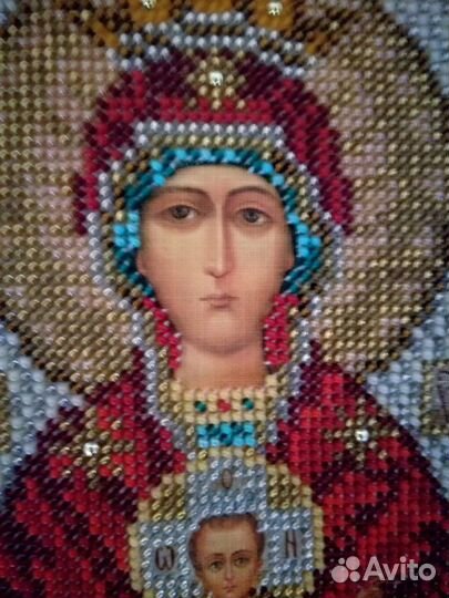 Иконы вышитые чешским бисером