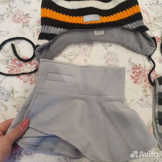 Комплект шапка+манишка на мальчика