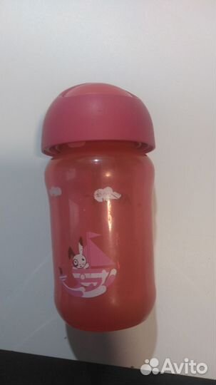 Бутылка-непроливайка Philips avent Baby Sippy
