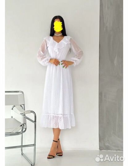 Платье белое