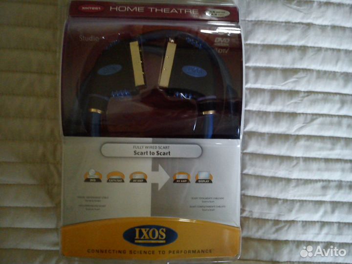 Аудио-видео scart кабель