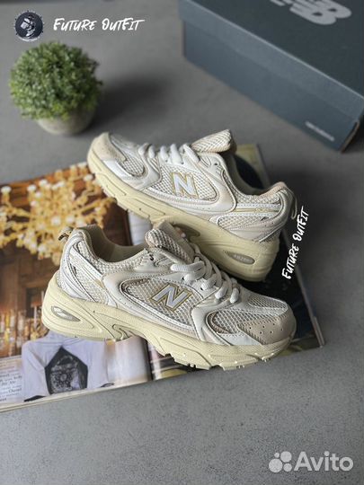 Кроссовки New Balance 530 бежевые