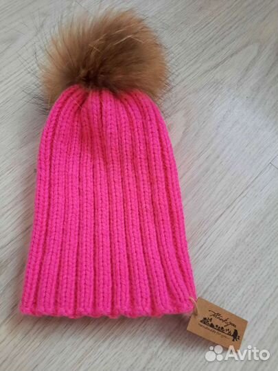 Комплект шапка бини и снуд