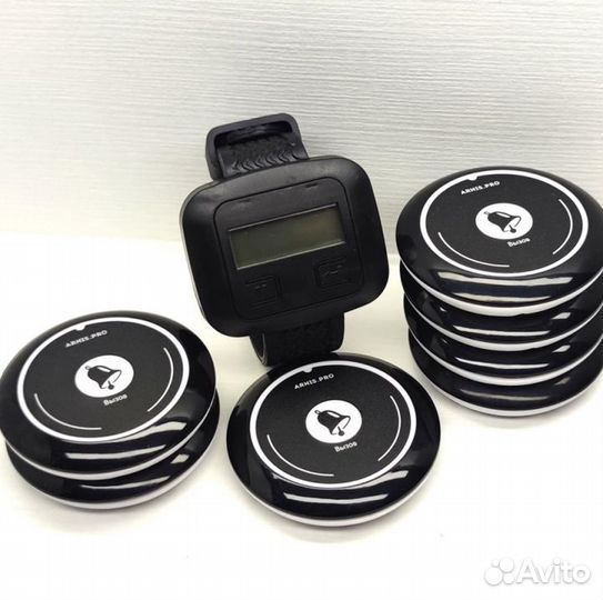 Кнопка вызова персонала, официанта с часами