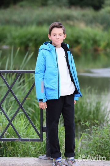 Куртка для мальчика Кашгар т/голуб/ 21154-23