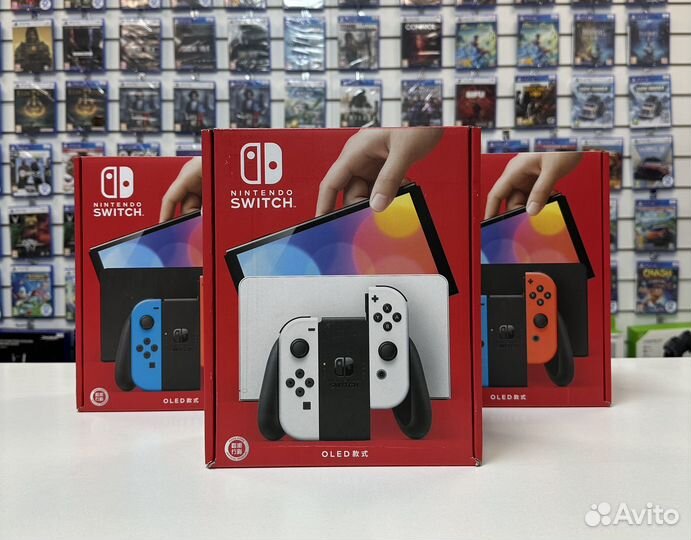 Nintendo Switch Oled 64gb - Новые, Гарантия