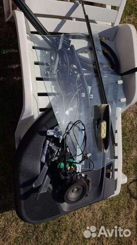 Kia rio 3 стекло левой двери задней