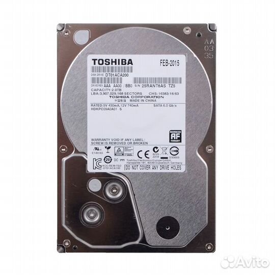 Hdd для пк на 2 Тб