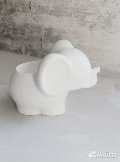 Статуэтка слон из гипса