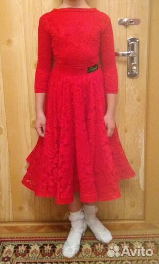 Премиум рейтинговое платье бальн танц р 134-140