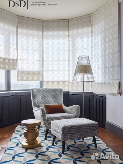 Римские рулонные шторы