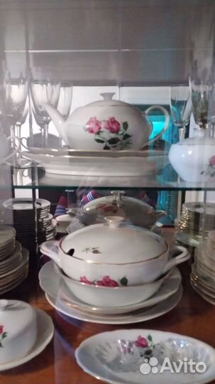 Чайно- столовый сервиз 6 персон Богемия Чехия 54шт