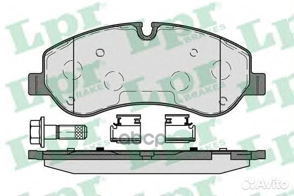 Колодки тормозные дисковые 05P1786 Lpr