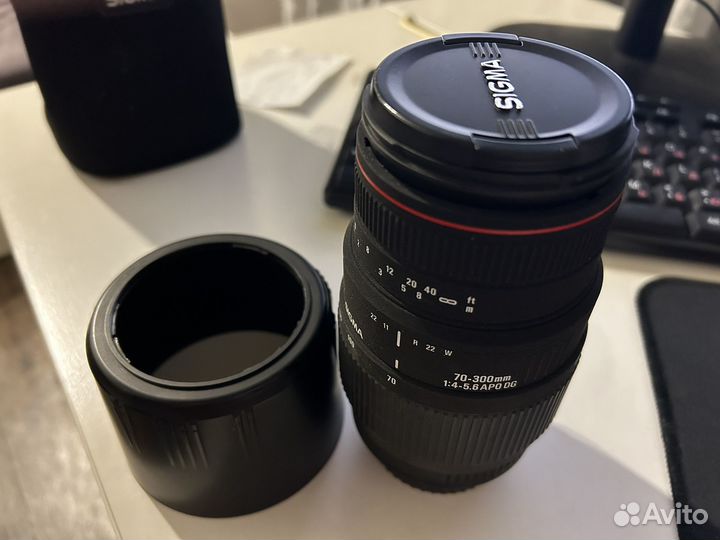 Телеобъектив Sigma 70-300mm 1:4-5,6 APO DG