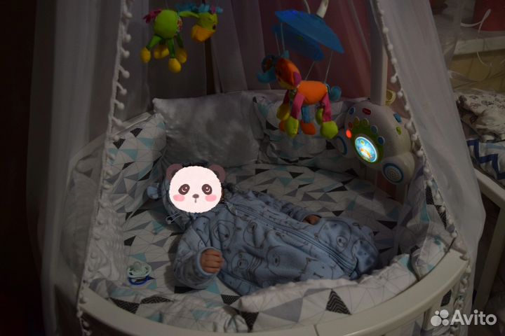 Кроватка круглая/овальная