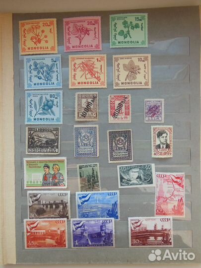 Почтовые марки СССР - иностранные - негашеные