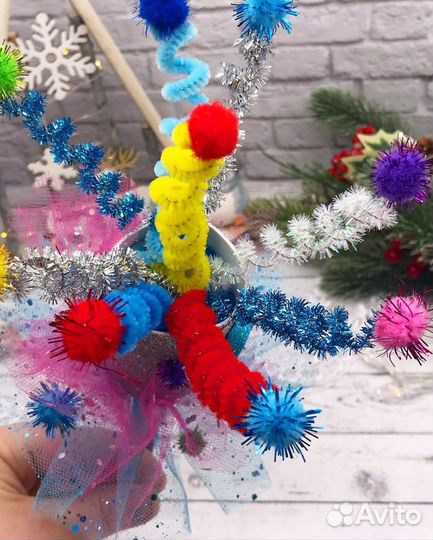 Ободок хлопушка