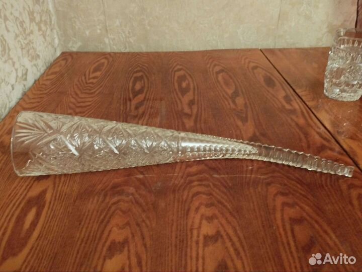 Рог из хрусталя СССР