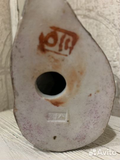 Фарфоровая статуэтка. Китайский старец с персиками