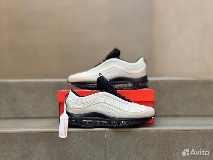 Nike air max 97 бежевые