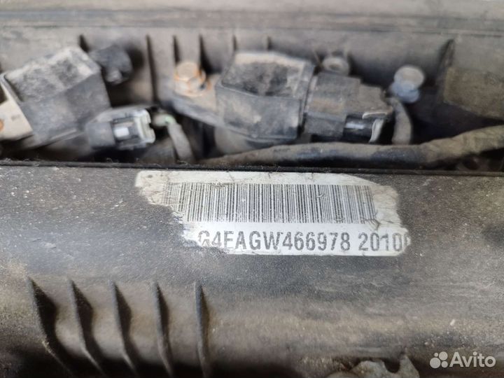 Двигатель G4FA 1.4 Hyundai Solaris 1 рест