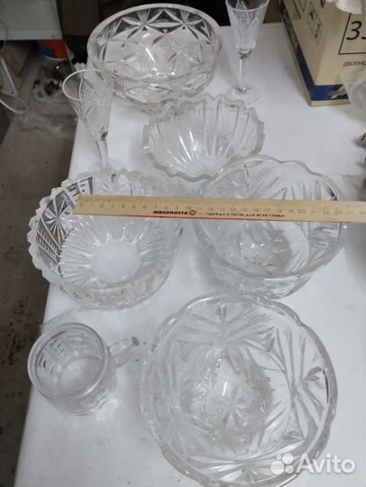 Вазочки, хрусталь