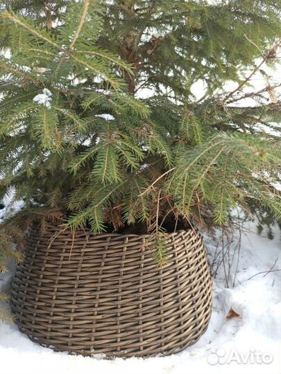 Юбка для елки из ротанга