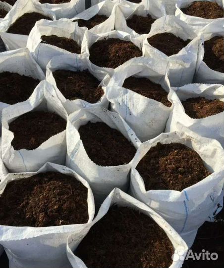 Навоз перегной в мешках