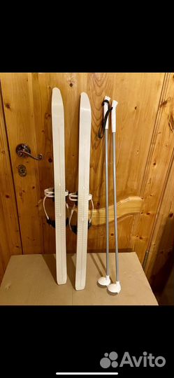 Лыжи детские 90см и 75см