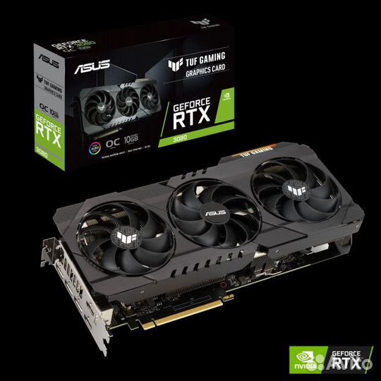 Видеокарта asus TUF RTX 3080 OC 10G