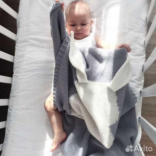 Детский плед-одеяло зайчик /кролик