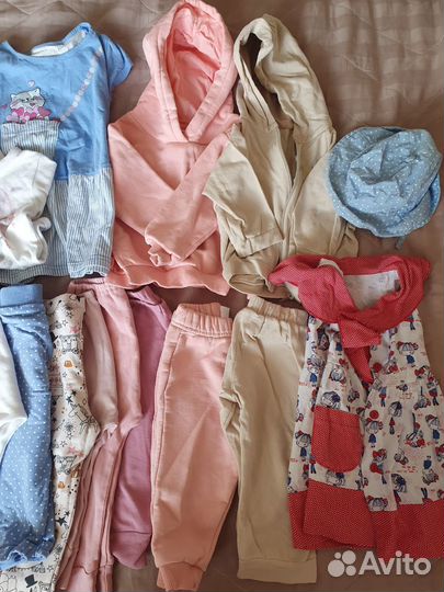 Вещи на девочку пакетом 80-86