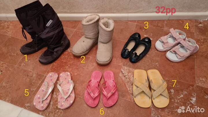 Обувь для девочки рр 32 33 34
