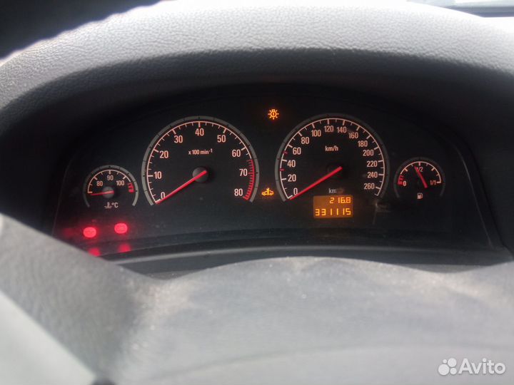 Opel Vectra 1.8 МТ, 2007, битый, 331 110 км