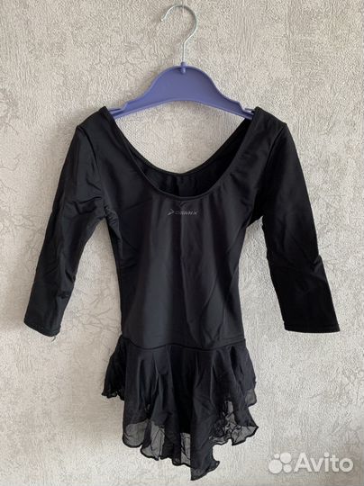 Гимнастический купальник с юбочкой