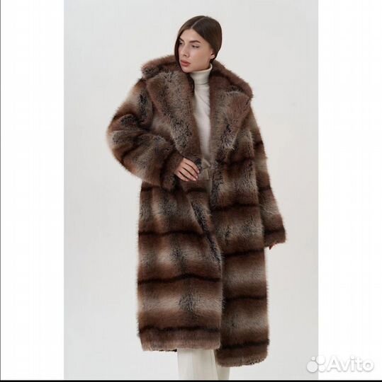 Шуба эко Енот