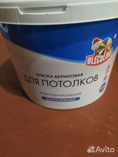 Акриловая краска для потолка