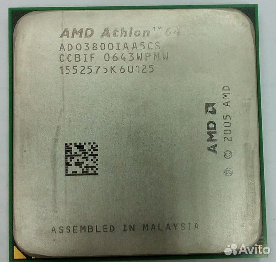 Процессор AMD athlon-64 X2 3800+