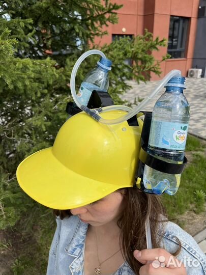 Пивная каска с подставкой под банки,бутылки хэлуин