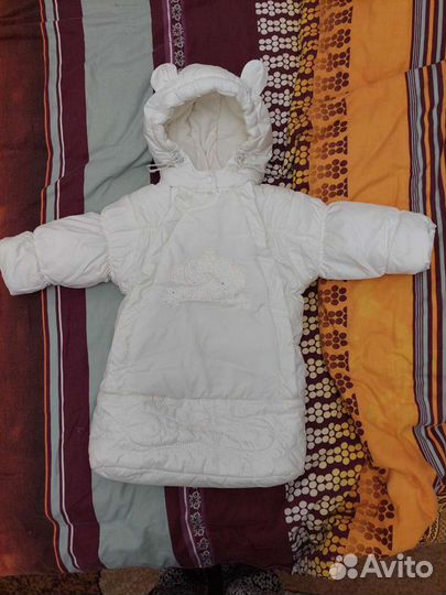 Зимний конверт для девочки