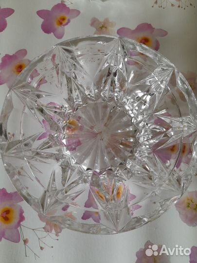 Хрустальная вазочка для конфет, варенья