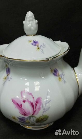 Фарфоровый сервиз Роза, Roschutz, ГДР, 60гг