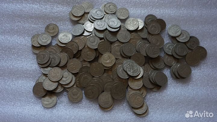 Монеты 50 коп. эпохи СССР после 1961 г. 200 шт