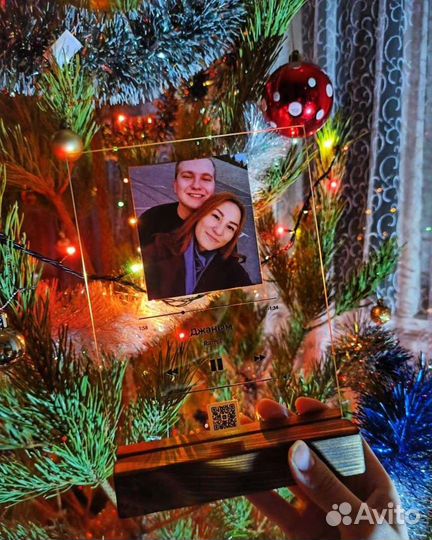 Подарок фоторамка с треком