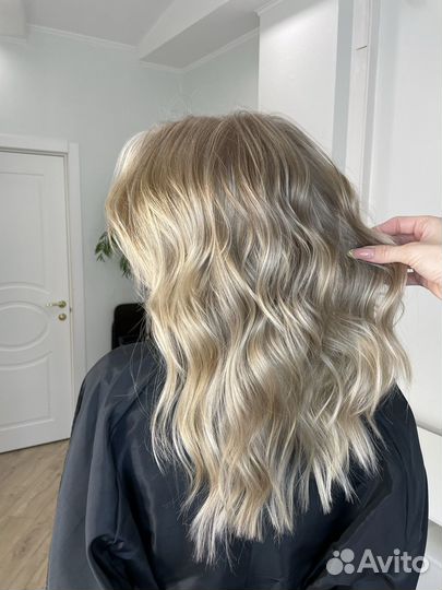 Сложное окрашивание волос Airtouch шатуш