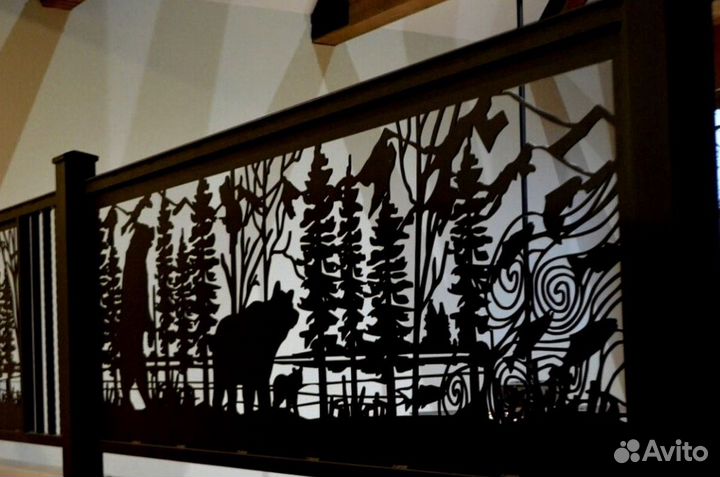 Каркас лестницы из металла