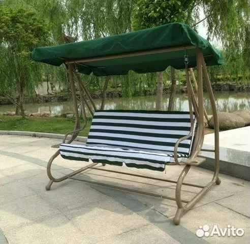Садовая качеля - кровать