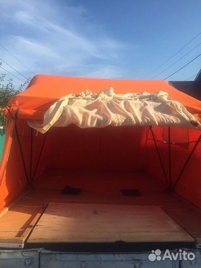 Палатка СССР с прицепом